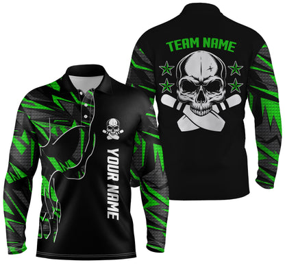personalized bowling shirt for men – custom name design side view