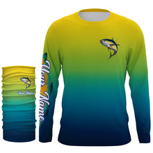 Load image into Gallery viewer, Tuna fishing Custom Name UV protection UPF 30+ fishing jersey, deep sea fishing tournament shirts NQS3047