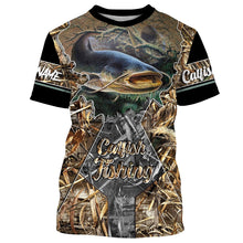 Load image into Gallery viewer, Catfish Camo Customize name All over print shirts - personalized fishing gift for men and women and Kid - NQS472