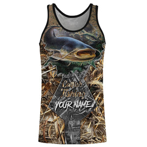 Catfish Camo Customize name All over print shirts - personalized fishing gift for men and women and Kid - NQS472