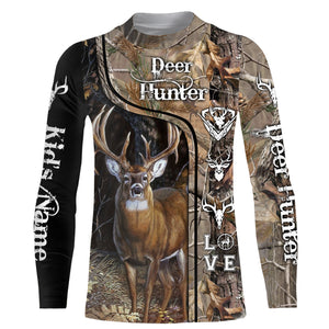 Deer Hunter big game hunting camo Custom Name 3D All over print shirts NQS730