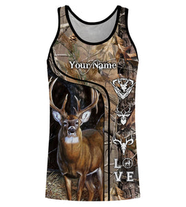 Deer Hunter big game hunting camo Custom Name 3D All over print shirts NQS730