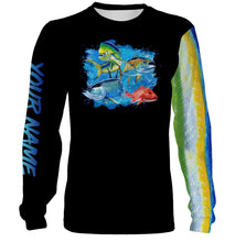 Load image into Gallery viewer, Grand Slam Saltwater Fish Customize name 3D All Over Printed Shirts Black Version - NQS223