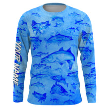 Load image into Gallery viewer, Snook fishing custom performance fishing shirt UV protection UPF 30+ NQS610