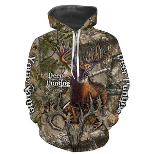 Deer Hunting camo hunting clothes skull Customize Name 3D All Over Printed Shirts NQS862
