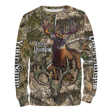 Load image into Gallery viewer, Deer Hunting camo hunting clothes skull Customize Name 3D All Over Printed Shirts NQS862