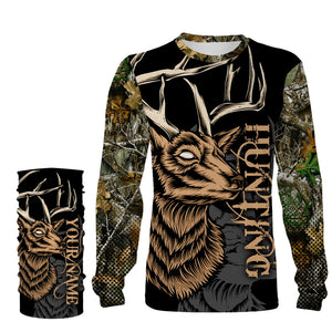 Deer hunting Custom Name 3D All over print shirts NQS751