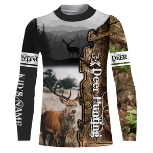 Deer hunting Customize Name 3D All Over Printed Shirts Personalized gift For Hunter Hunting Lovers NQS653