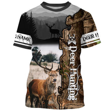 Load image into Gallery viewer, Deer hunting Customize Name 3D All Over Printed Shirts Personalized gift For Hunter Hunting Lovers NQS653