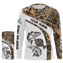 Load image into Gallery viewer, Beautiful Texas Slam Fishing Tattoo Redfish, Speckled Trout, Flounder UV protection quick dry Customize name long sleeves UPF 30+ - NQS765