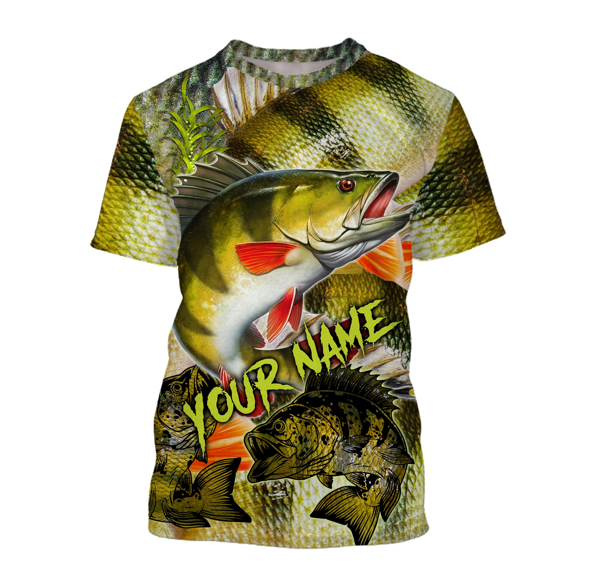 Custom Perch Fishing Tournament Fishing Shirts, Perch Long Sleeve Uv P