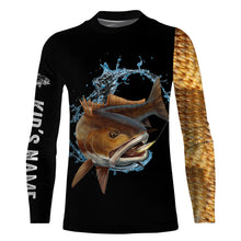 Load image into Gallery viewer, Redfish Puppy Drum Customize name long sleeves UV protection quick dry UPF 30+ NQS927