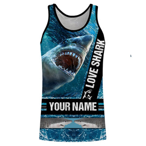 Shark Fishing  Customize name 3D All over print shirts - personalized apparel gift for fisherman, fishing lovers - NQS663