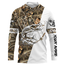 Load image into Gallery viewer, Musky (Muskie) Tattoo Fishing performance fishing shirt UV protection quick dry customize name long sleeves UPF 30+ personalized gift for Fishing lovers - NQS657