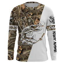 Load image into Gallery viewer, Musky (Muskie) Tattoo Fishing performance fishing shirt UV protection quick dry customize name long sleeves UPF 30+ personalized gift for Fishing lovers - NQS657