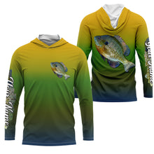 Load image into Gallery viewer, Bluegill Sunfish fishing Custom Name sun protection fishing jersey, bream fishing tournament shirts NQS4042