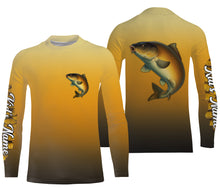 Load image into Gallery viewer, Carp fishing Custom Name sun protection long sleeve fishing jersey, Carp fishing tournament shirts NQS4043