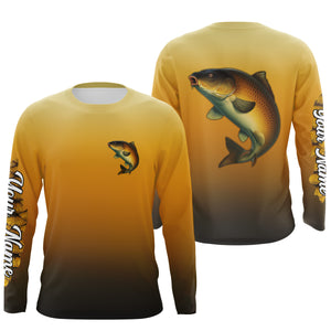 Carp fishing Custom Name sun protection long sleeve fishing jersey, Carp fishing tournament shirts NQS4043