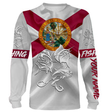 Load image into Gallery viewer, Offshore Slam Mahi mahi, Tuna, Sailfish fishing Florida State Flag custom name 3D All Over print shirts NQS465