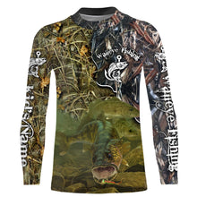 Load image into Gallery viewer, Walleye Fishing Camo Customized name All over print shirts - personalized fishing aparel gift for men, women and kid - NQS527