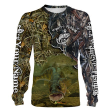 Load image into Gallery viewer, Walleye Fishing Camo Customized name All over print shirts - personalized fishing aparel gift for men, women and kid - NQS527