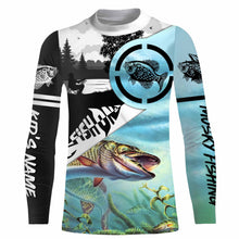 Load image into Gallery viewer, Musky fishing Customize Name All Over Printed Shirts For Men And Women Personalized Fishing Gift NQS421