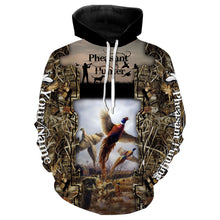 Load image into Gallery viewer, Pheasant Hunting with dog Camo Customize Name 3D All Over Printed Shirts Personalized gift For Hunting Lovers NQS684