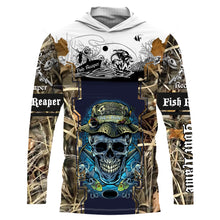 Load image into Gallery viewer, Fish reaper fishing camouflage custom long sleeves UV protection UPF 30+ NQS825