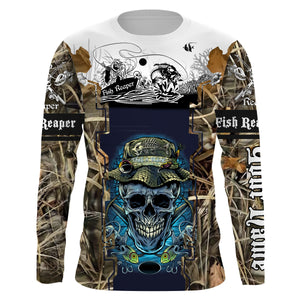 Fish reaper fishing camouflage custom long sleeves UV protection UPF 30+ NQS825