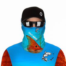 Load image into Gallery viewer, Redfish Puppy Drum fishing custom long sleeves UV protection UPF 30+ NQS826