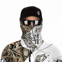 Load image into Gallery viewer, Fish Reaper Bass camo UV protection quick dry Customize name long sleeves UPF 30+ NQS841