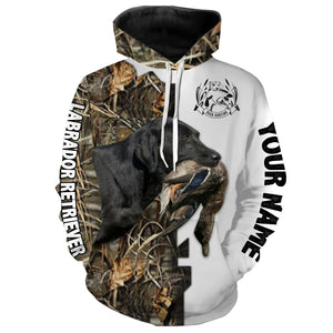 Mallard Duck Hunting Labrador Retriever dog hunting Custom Name 3D All over print shirts NQS759