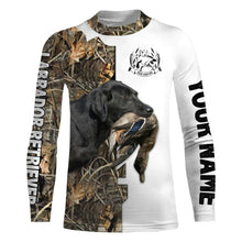 Load image into Gallery viewer, Mallard Duck Hunting Labrador Retriever dog hunting Custom Name 3D All over print shirts NQS759