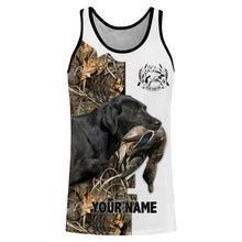 Load image into Gallery viewer, Mallard Duck Hunting Labrador Retriever dog hunting Custom Name 3D All over print shirts NQS759