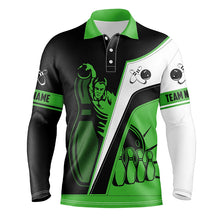 Load image into Gallery viewer, Custom Mens polo bowling shirts, Personalized men&#39;s bowling jerseys, bowling team jerseys multicolor NQS5201