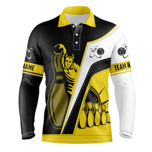 Custom Mens polo bowling shirts, Personalized men's bowling jerseys, bowling team jerseys multicolor NQS5201