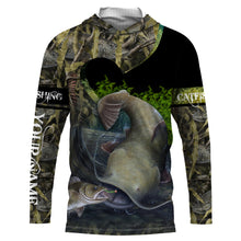 Load image into Gallery viewer, Catfish Fishing camo UV protection quick dry customize name long sleeves UPF 30+ NQS707