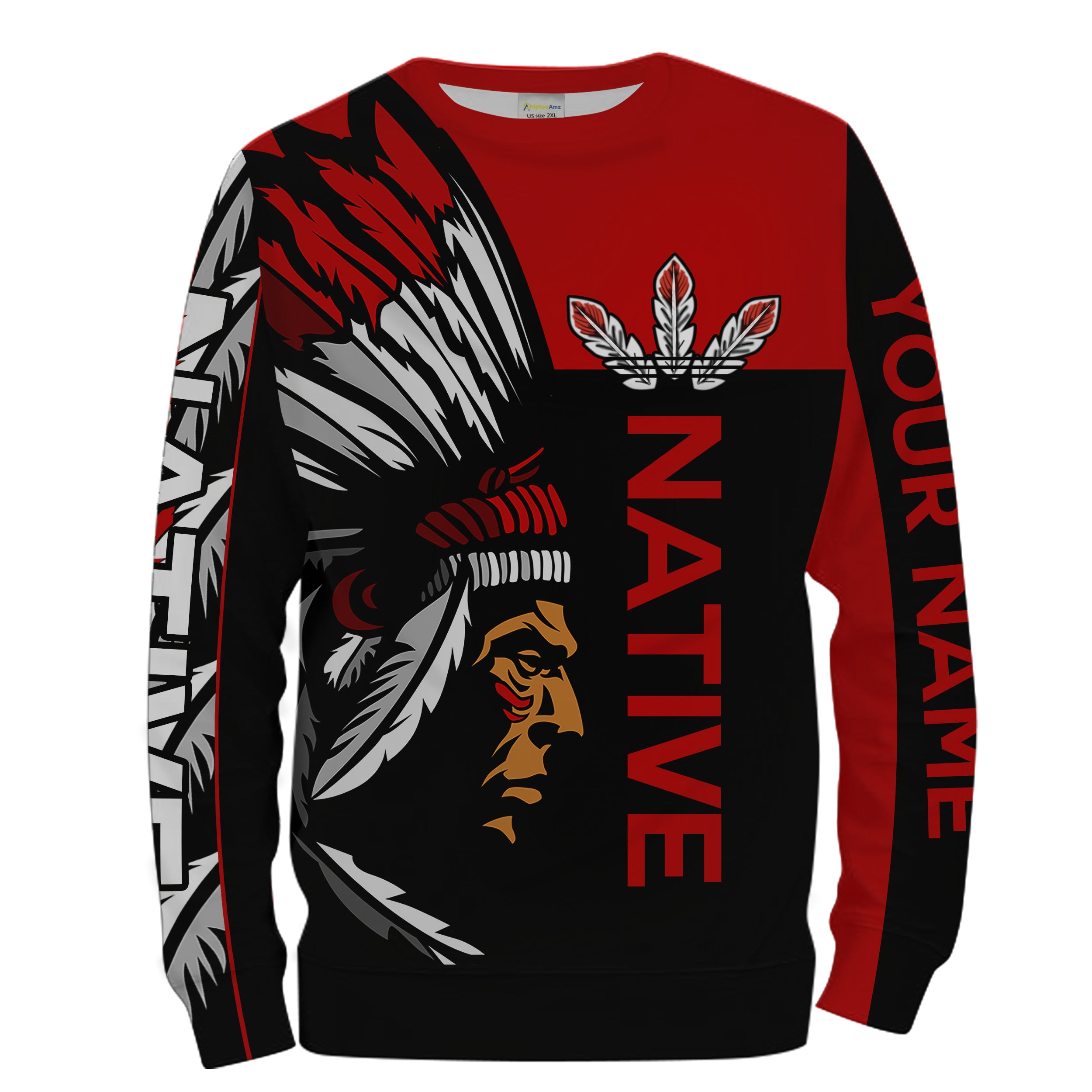 Native American Tribal Chef 3D All Over Print Baseball Jersey Shirt Size  S-5XL