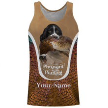 Load image into Gallery viewer, English Springer Spaniel Pheasant hunting dog Custom name All over print Shirts, Personalized gifts FSD4001