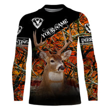 Load image into Gallery viewer, American Deer Hunting wildfire Camo Customize Name 3D All Over Printed Shirts Hunting gift NQS850