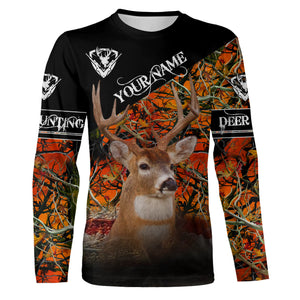 American Deer Hunting wildfire Camo Customize Name 3D All Over Printed Shirts Hunting gift NQS850