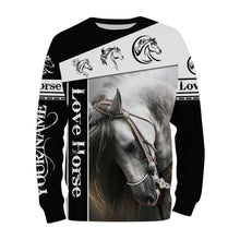 Load image into Gallery viewer, Horse clothing Customize Name 3D All Over Printed Shirts plus size NQS1003