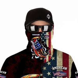 Largemouth Bass fishing American Fisherman Custom Name 3D All over print shirts NQS736