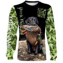 Load image into Gallery viewer, Duck Hunting Camo Customize Name 3D All Over Printed Shirts Personalized Hunting gift For Adult And Kid NQS632