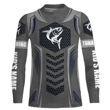 Load image into Gallery viewer, Tuna fishing offshore fishing deep sea Custom Name All Over Printed UV Protection performance Fishing Shirts For Adult and Kid NQS2878