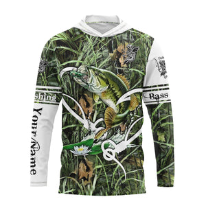 Custom Largemouth Bass Fishing performance fishing shirt UV protection quick dry  long sleeves NQS636