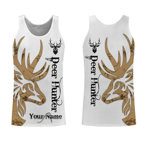 Deer Hunting Camo Customize Name 3D All Over Printed Shirts Personalized Hunting gift For Deer Hunters NQS640