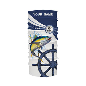 Tuna fishing All Over Printed Shirts Customize Name and boat name Long Sleeve Fishing Shirts NQS1731