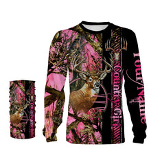Load image into Gallery viewer, Country Girl Deer Hunting pink Muddy Camo Customize Name 3D All Over Printed Shirts Personalized Hunting gift For Adult And Kid NQS930