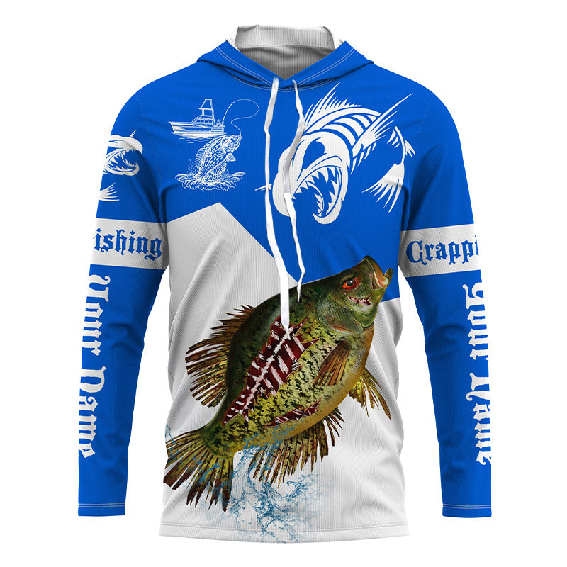 Personalized Crappie Fishing Jerseys, Crappie Fishing Long Sleeve